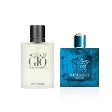 Acqua Di Gio By Armani And Eros By Versace Bundle For Men