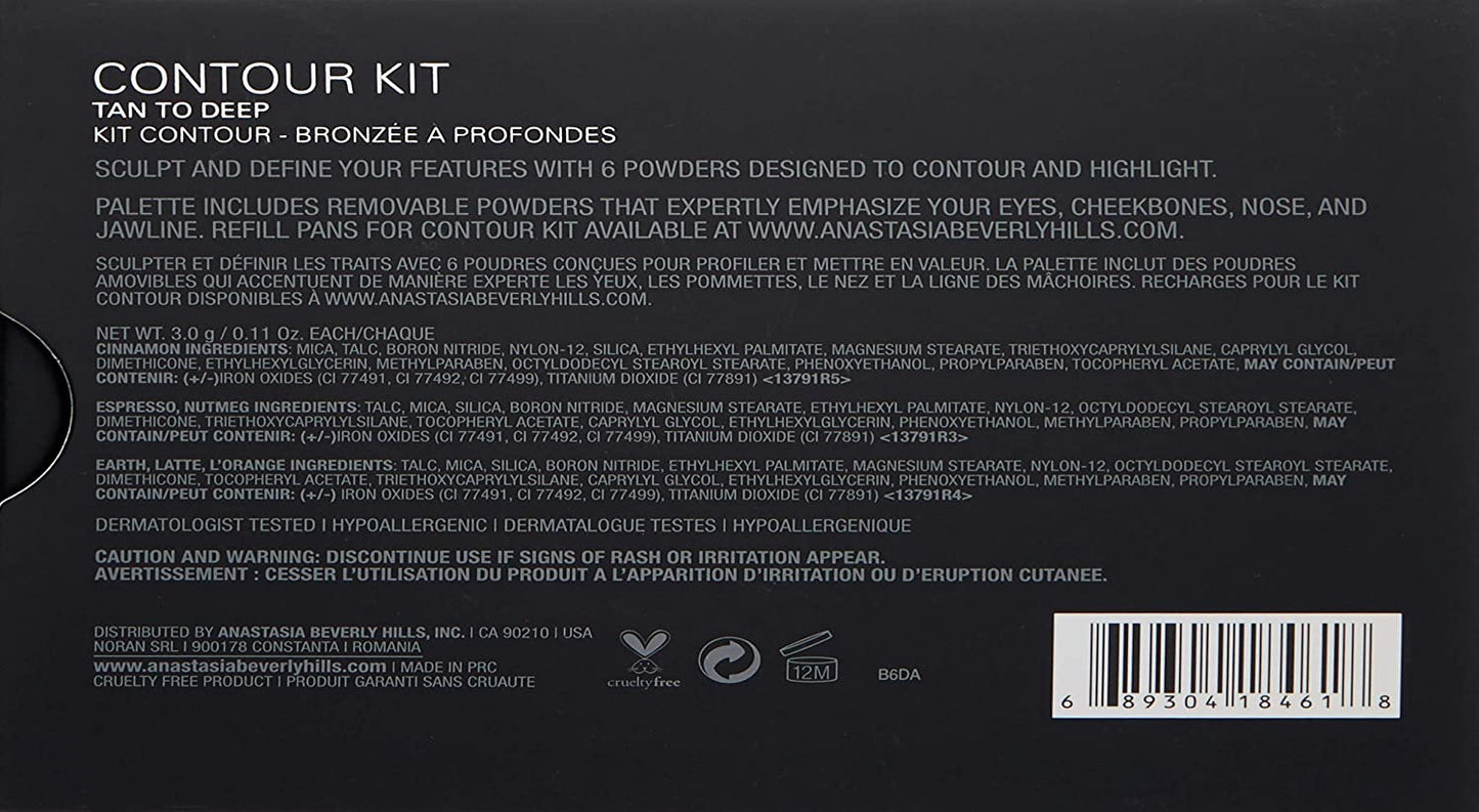 Contour kit Tan To Deep By Anastasia Beverly Hills