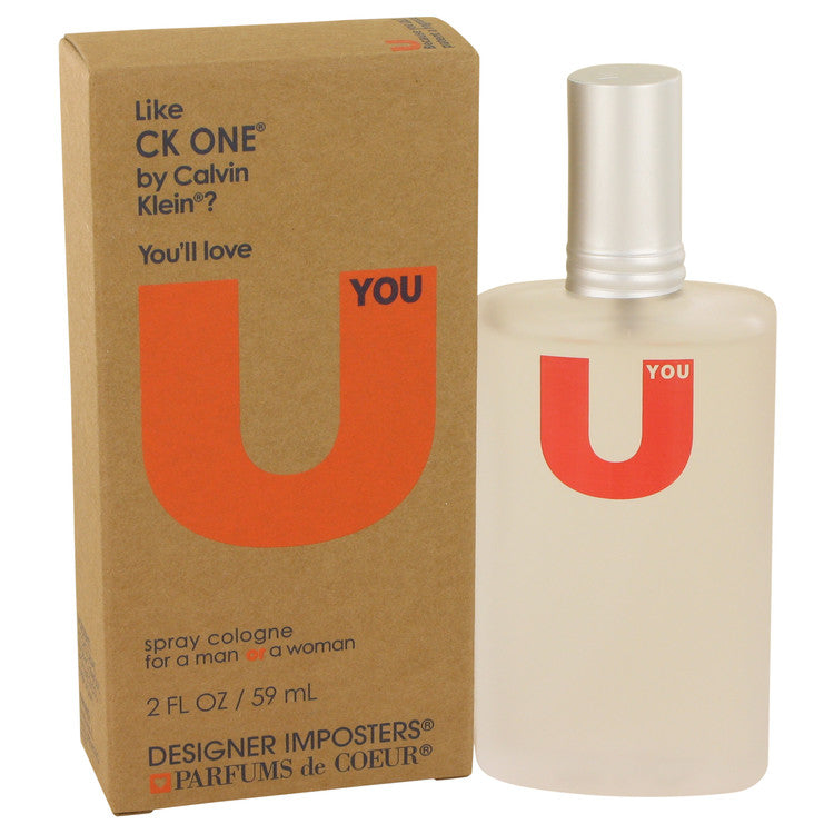 Designer Imposters U You Cologne Spray (Unisex) By Parfums De Coeur