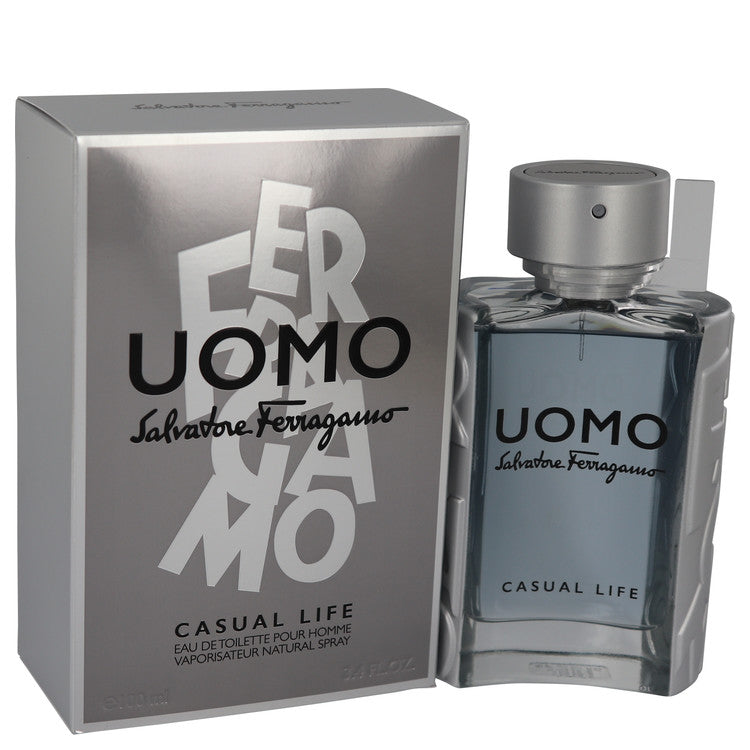 Salvatore Ferragamo Uomo Casual Life Eau De Toilette Spray By Salvatore Ferragamo